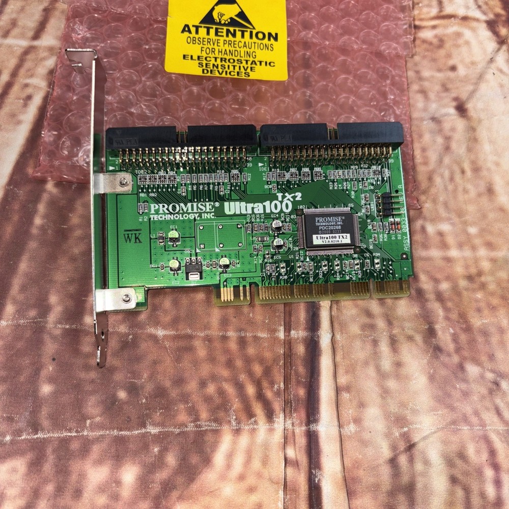 Promise Technologies Ultra 100 TX2 ATA/ATAPI Dual IDE Controller PCI Card