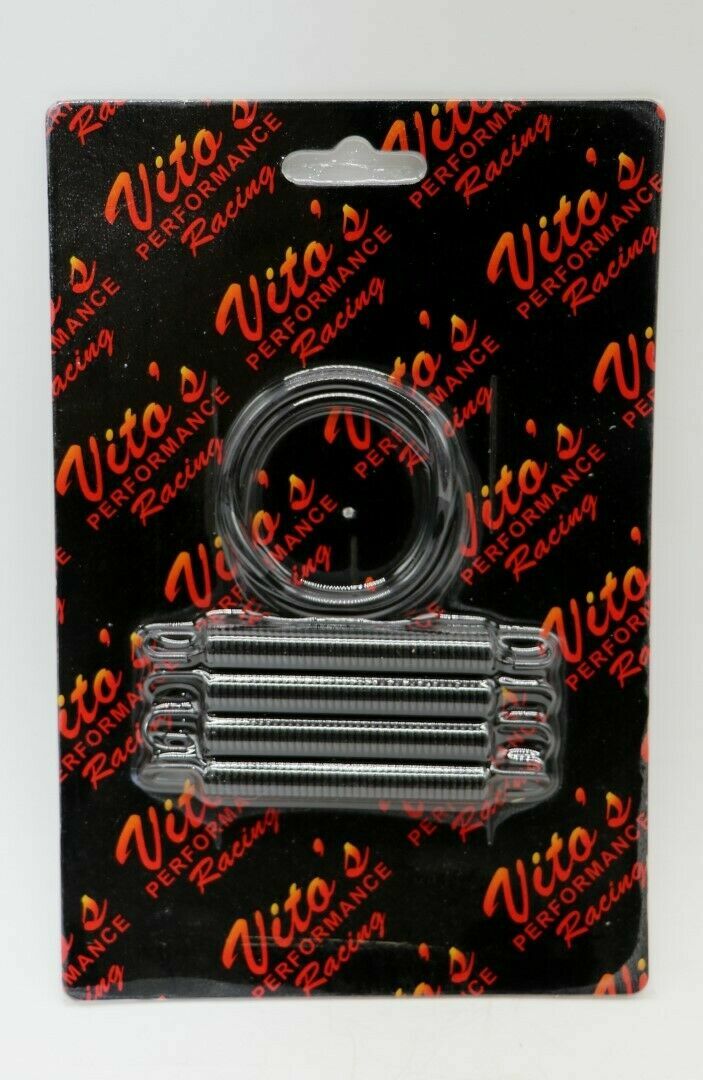 NEW Banshee pipe springs + exhaust o-ring gasket kit exhaust FMF Toomey BLACK