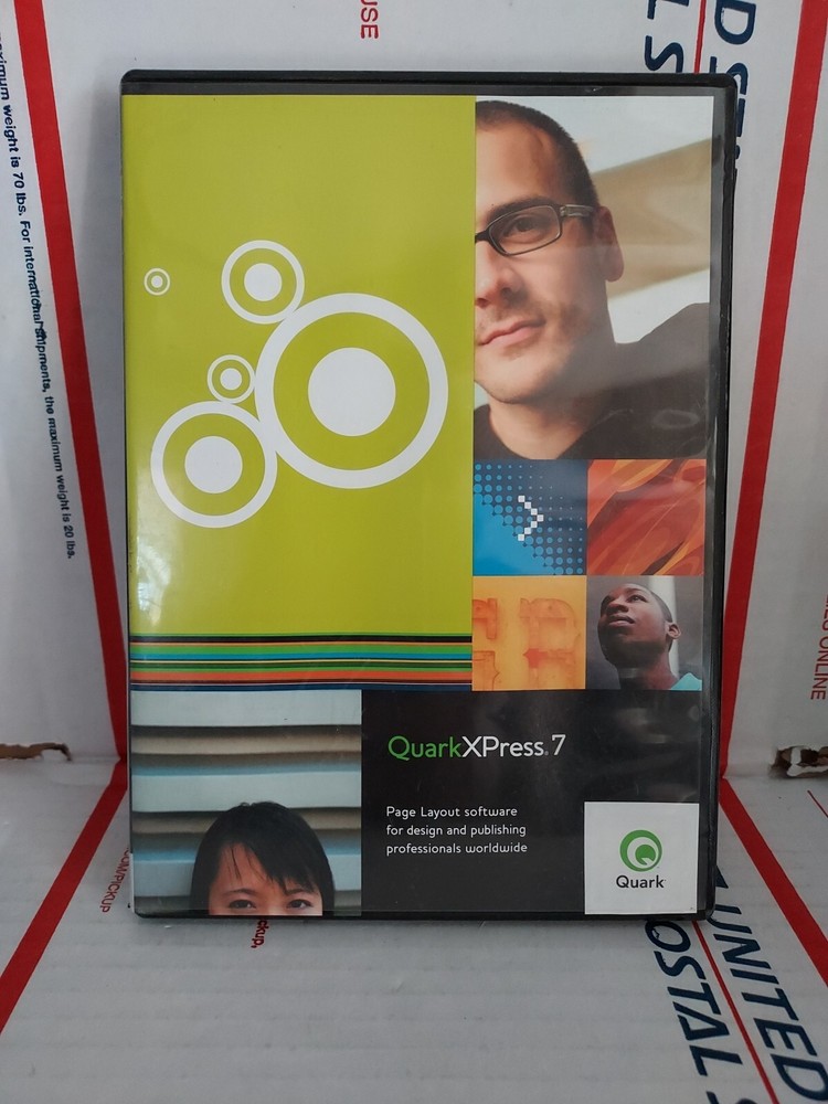 QuarkXPress 7 Page Layout Software for Design Publishing Install Disc Only #129