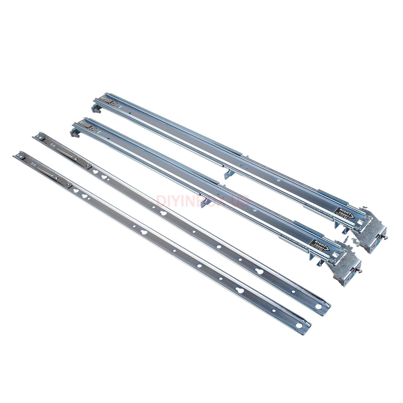 H872R For Dell PowerEdge R720 R730 Server 2U Ready Rail Rails Kit