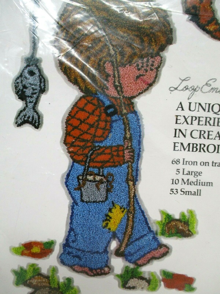 Loop Embroidery Jonell's Transfer Patterns Book and Instructions Vintage Craft