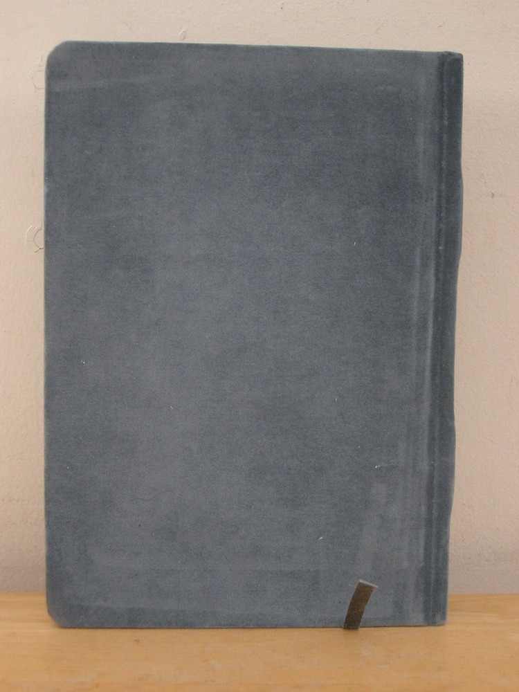 Think. Create. Record. Embossed Casualsuede Journal Blue