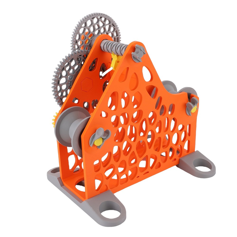 1-3D Printer Filament Respooler Hand Cranked 1kg 3D Printer Spool Rewinder