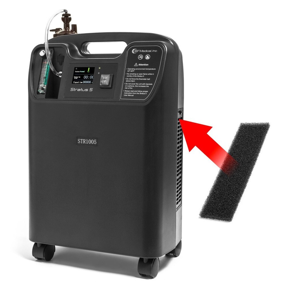 Foam Intake Filter for Stratus 5 Oxygen Concentrators Replacement