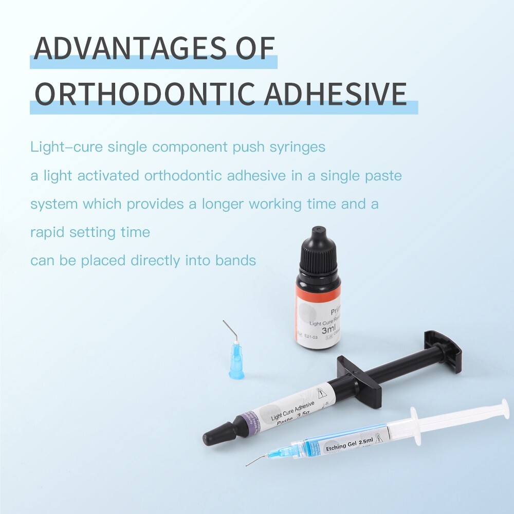Dental Orthodontic Light cure Composite Etching Adhesive Etching Gel Kit