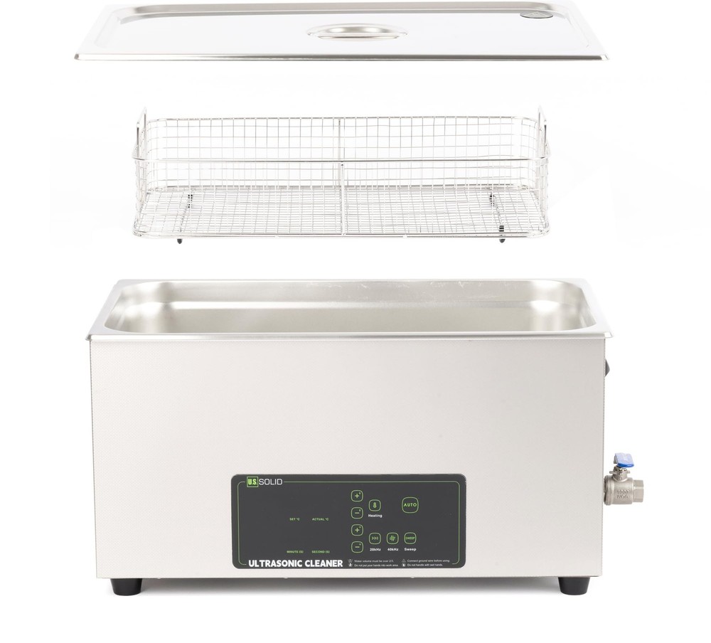 U.S. Solid Dual-Frequency Digital Ultrasonic Cleaner 22L 28/40kHz