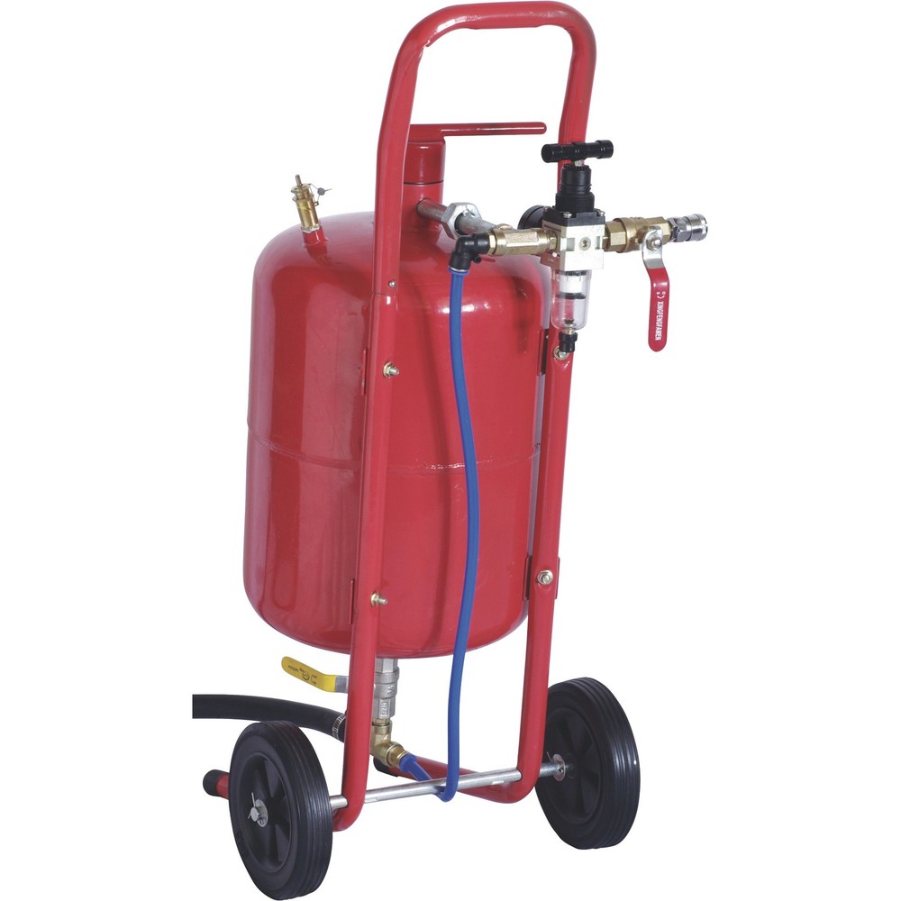 Allsource Roll-About Abrasive Pressure Blaster with Deadman Handle, 20-Lb.