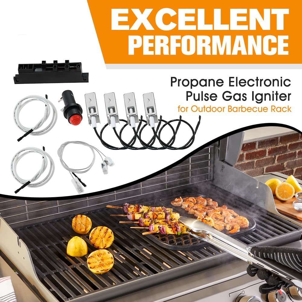 42326 Grill Igniter Kit Replacement for Weber Summit D6 Grills