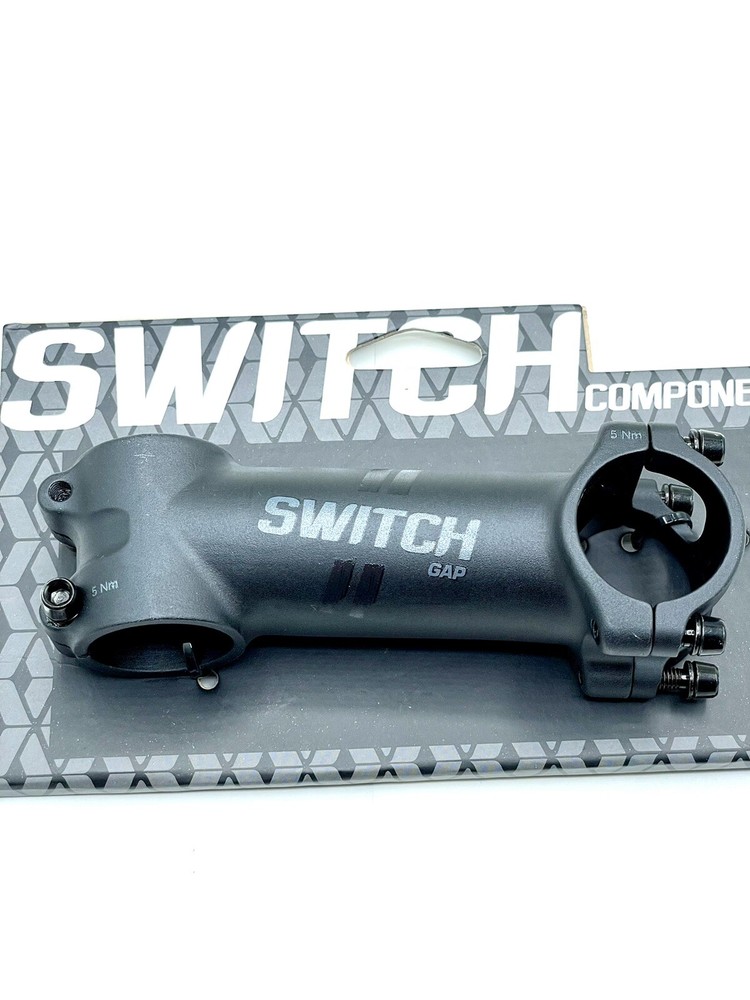 Switch Components Gap Stem 100mm / 31.8 Clamp / 1-1/8” Steerer / -7 Degree