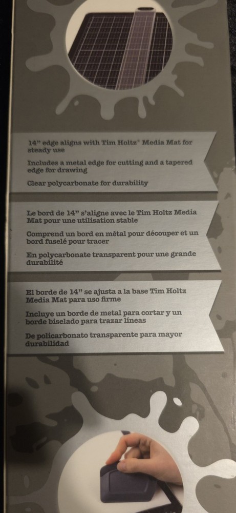 Tonic Studios - Tim Holtz - Media Tool Set: Includes Media Edge & Scraper - New