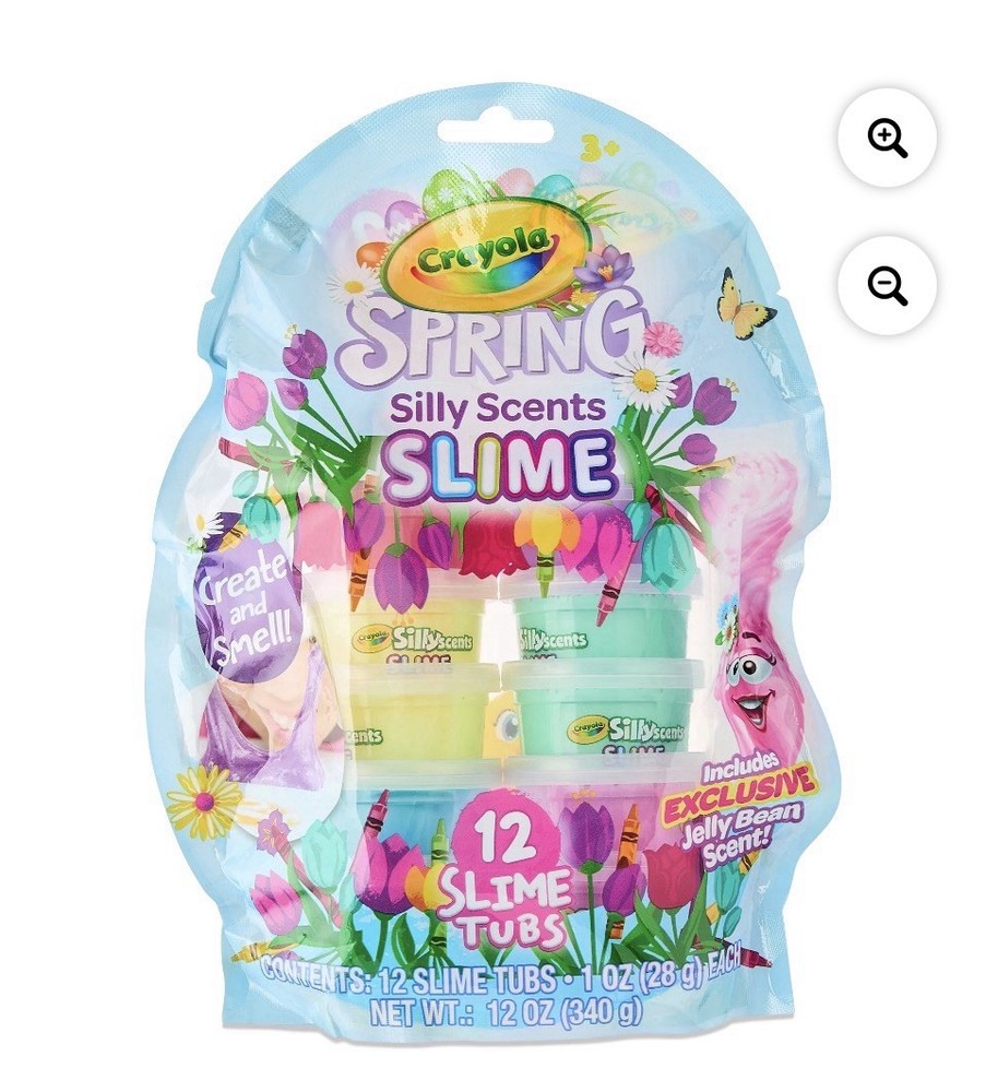 Crayola Silly Scents Spring Slime 12 Pack New