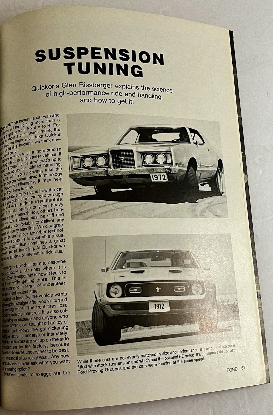 VTG Quicksilver How To Series Ford Street Performance Handbook Martyn Schorr SC