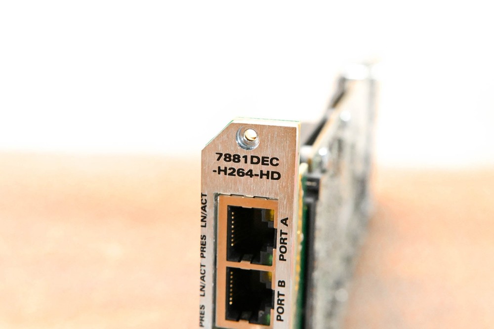 Evertz 7881DEC-H264HD H.264/AVC Decoder CG01LEC