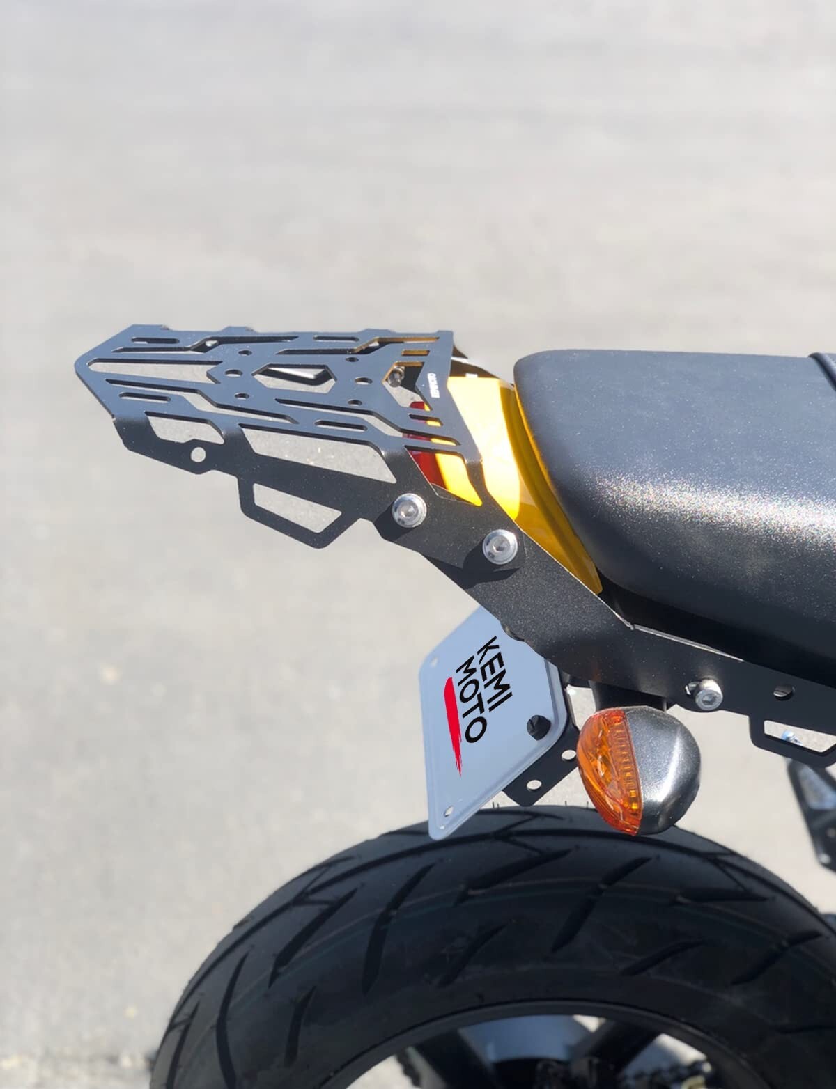 KEMIMOTO Rear Tail Storage Rack Luggage Carrier For Honda Grom 125 2022-2024