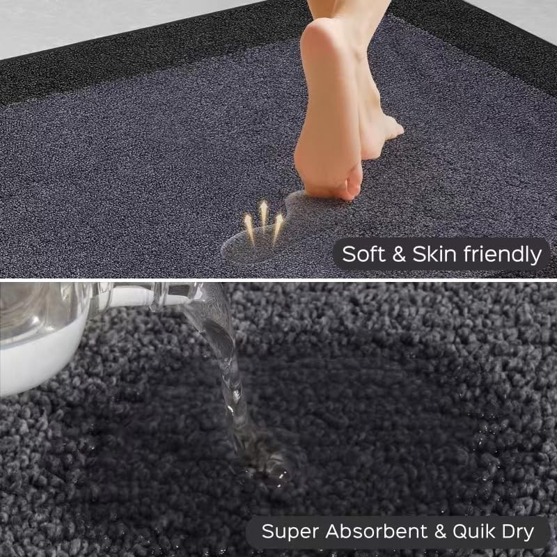 DOMUSTEX 24x70 Machine Washable Kitchen Runner Rug