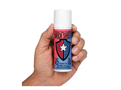BrickShield Plastic Adhesive Spray Glue - Temporary 2.5oz, Clear