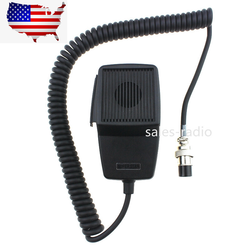 Superstar DM-507- 4Pin Dynamic voice coil CB Radios Microphone For Galaxy Cobra
