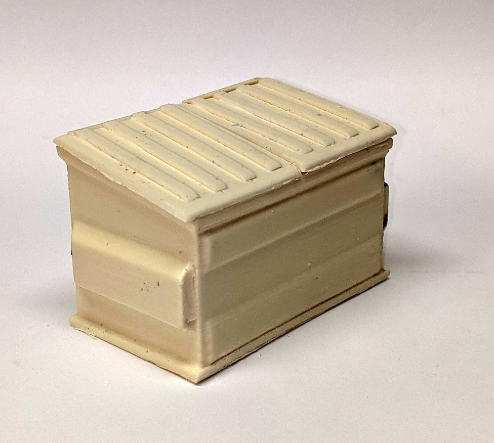 1:24 1:25 G scale model resin garbage trash dumpster