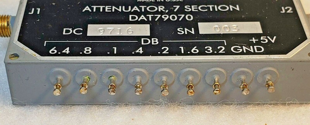 Daico DAT79070 7 Section Programmable Attenuator SMA 12.7dB Max - Unknown GHz