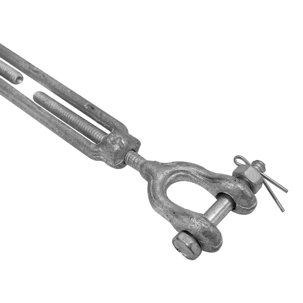 10 PC 1/4" x 4" Turnbuckle JAW EYE Pulley Galvanized Drop Forge Swivel Hoist Eye