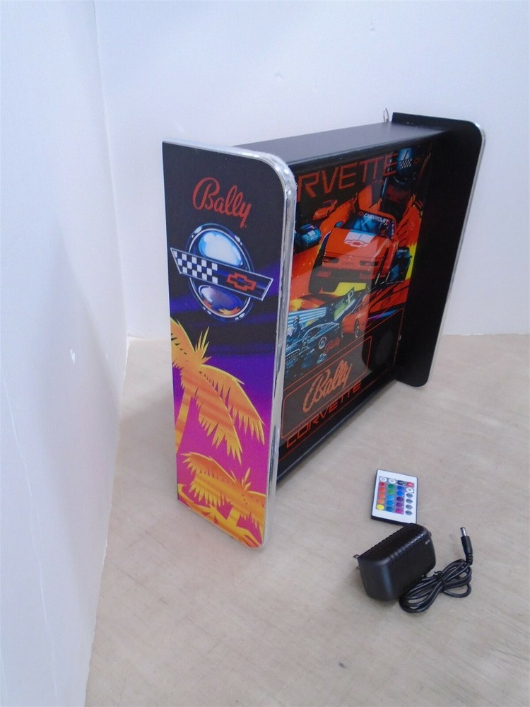 Bally Corvette Pinball Head LED Display light box