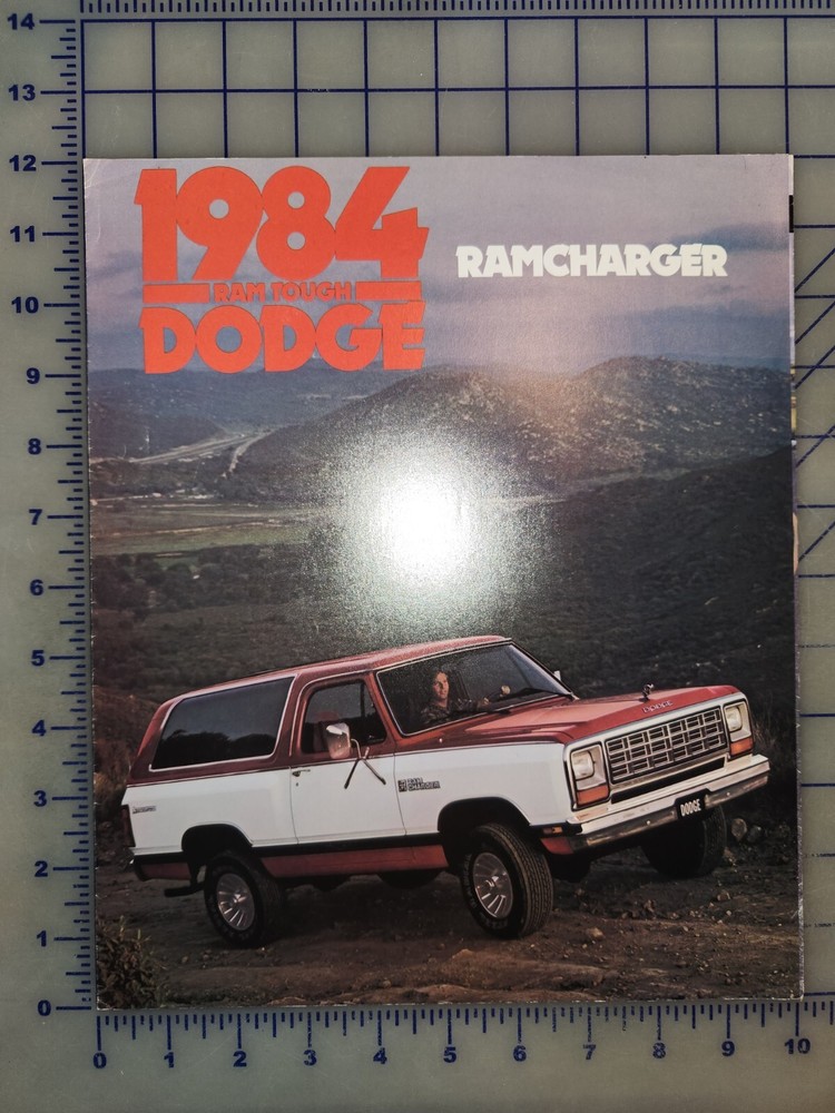 1984 Dodge Ramcharger Brochure Folder