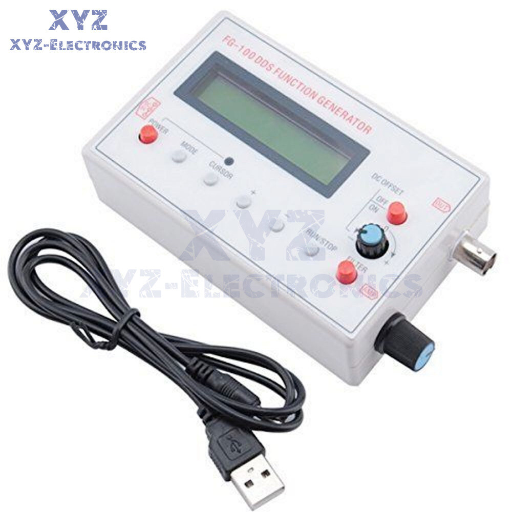 DDS Function Signal Generator Sine+Triangle + Square Wave Frequency 1HZ-500KHz