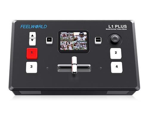 FEELWORLD L1 PLUS Multi-camera Video Mixer Switcher TouchScreen Live Streaming