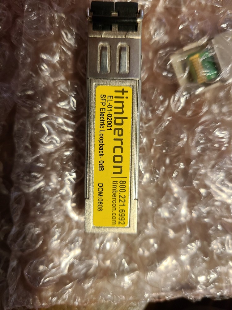 TIMBERCON EL-01-02001 SFP ELECTRIC LOOPBACK-0dB