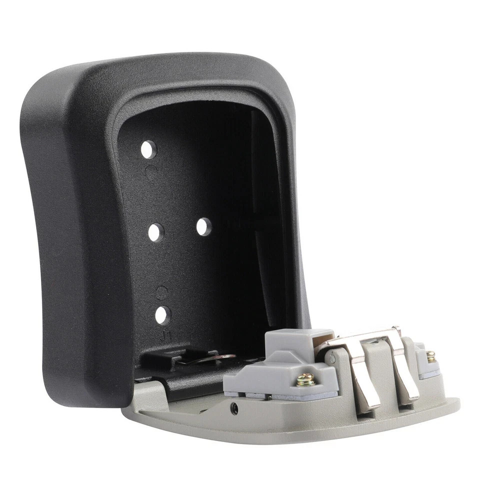 4 Digit Key Safe Lock Box Wall Mount Combination Security Storage Case Organizer