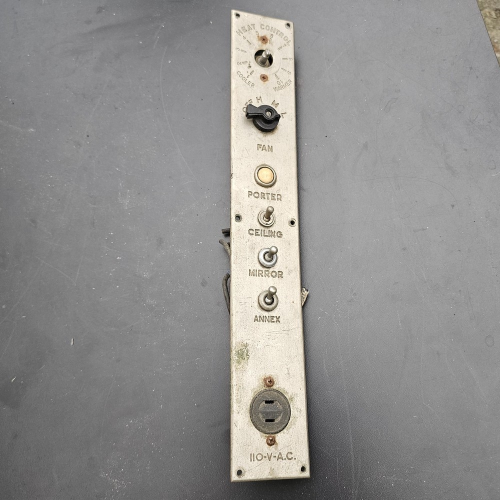 Antique Elevator Heat Control Panel Porter Call Button Ceiling Restoration