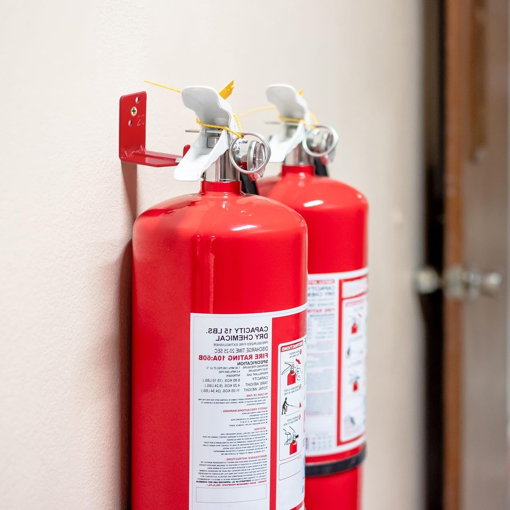20Pcs Fire Extinguisher Mount,Universal Fire Extinguisher Bracket,Hook Wall M...