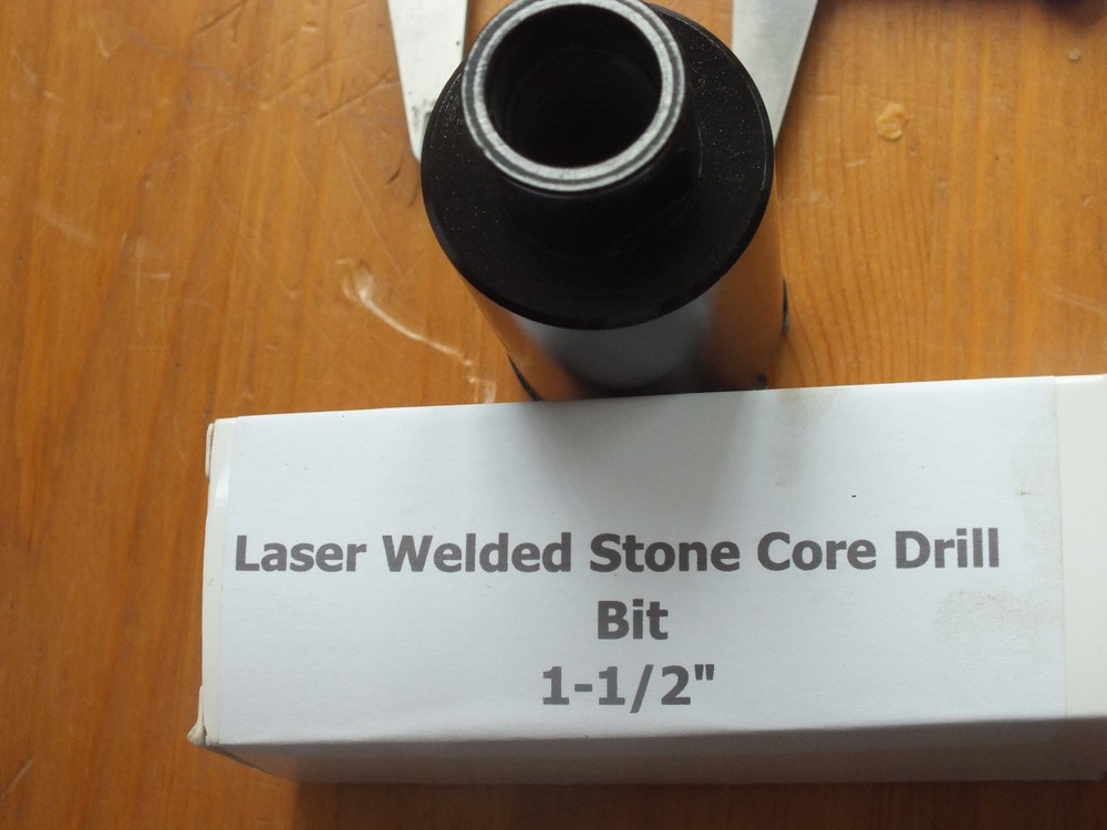 TechDiamondTools Diamond Stone Core Drill D 2 inch, 3" Long