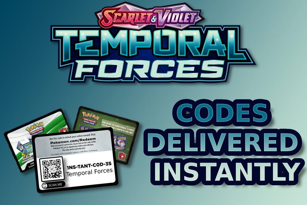 Pokemon - Temporal Forces TCG Code Cards - INSTANT DELIVERY