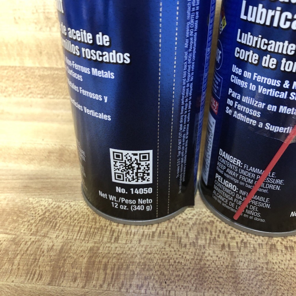 2 Pack CRC 14050 Thread Cutting Oil New