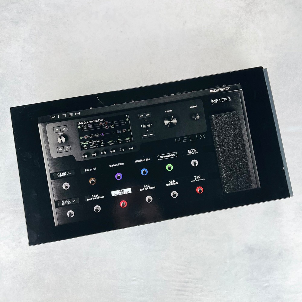 Line 6 Helix Guitar Multi-Effects Floor Processor 2023 - Black