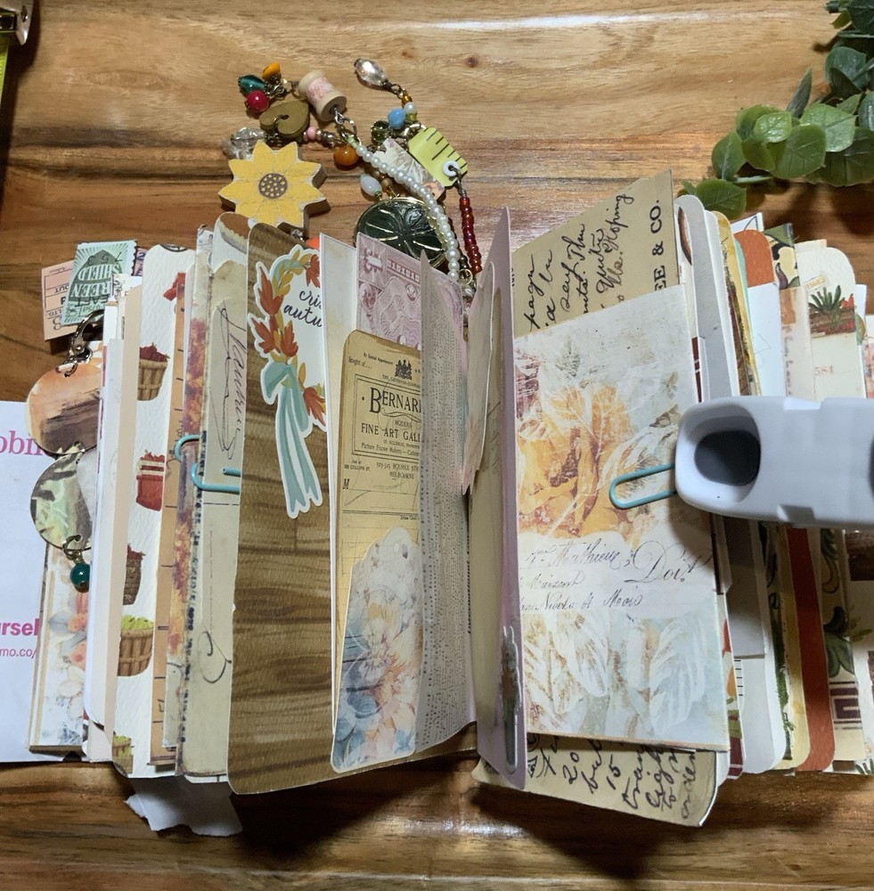 Autumn Fall Handmade Junk Journal