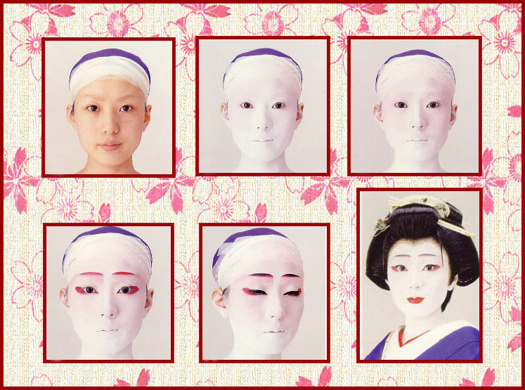 Geisha Kabuki White Stage Makeup: Shiro-Nuri Oshiroi & Kabuki Abura: 2-Item Set