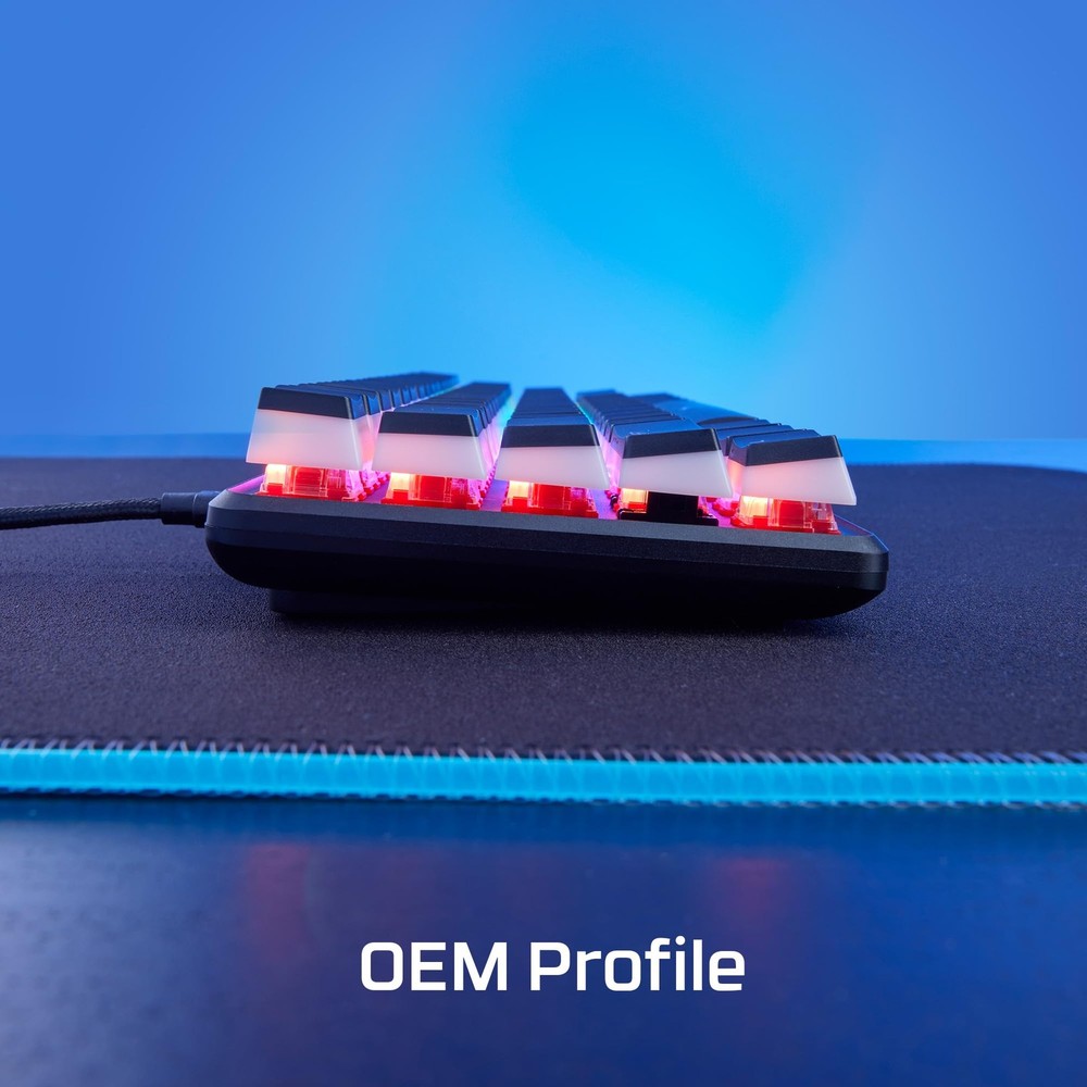 HyperX Pudding Keycaps 2 - Full Key Set - PBT - 112 Keys - Black