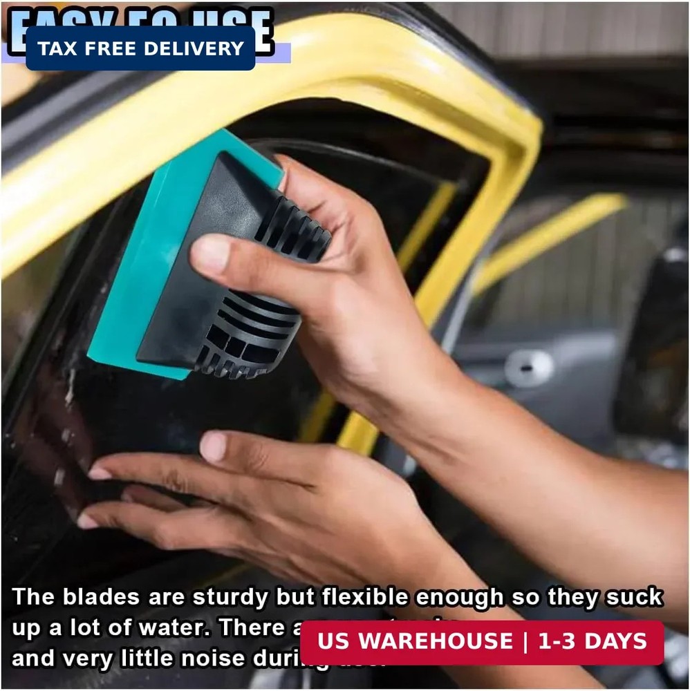 Small Squeegee, PPF Window Tint Squeegee, Rubber Non-Slip Handle Tint Squeege...