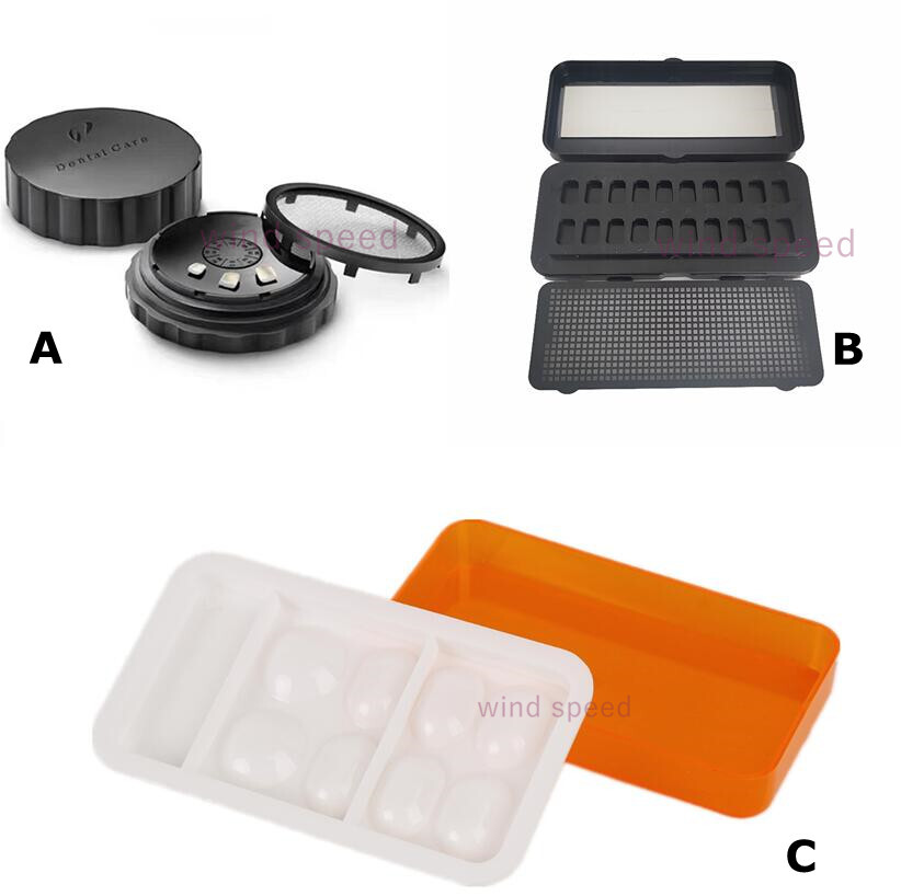 Dental Veneer Crowns Pretreatment Patch Tooth Box Ceramic Veneers Storage Box