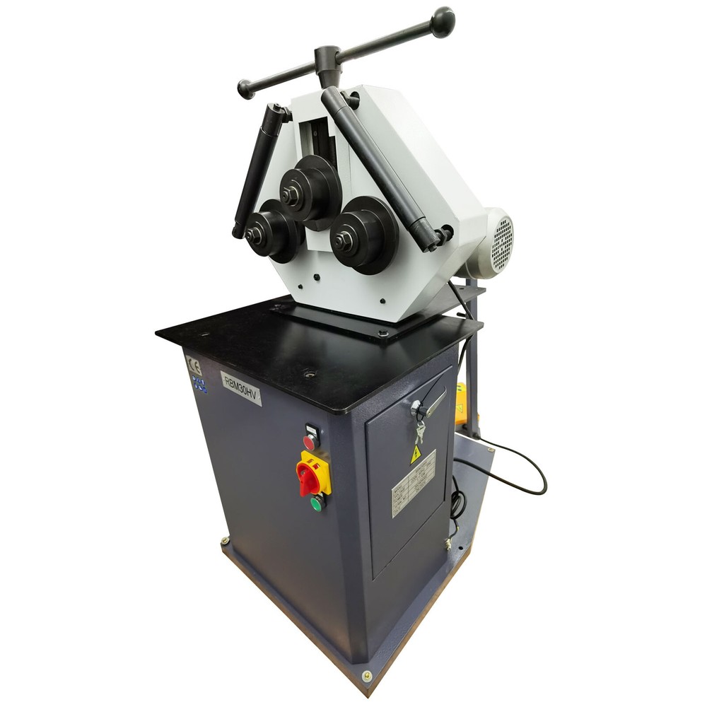 220V 3PH Type 30 Roll Bender Ring Roller Pinch Roll Bender Bending Machine