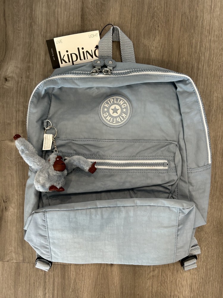 Kipling Rylie Backpack Robins Egg Brand New Adjustable NEW