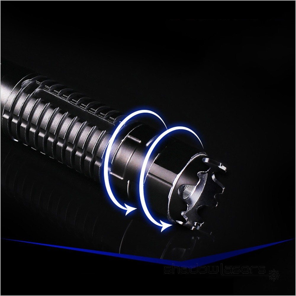 LMX7G-L Adjustable Focus GR Laser Pointer 520nm Visible Beam Light laser+Case