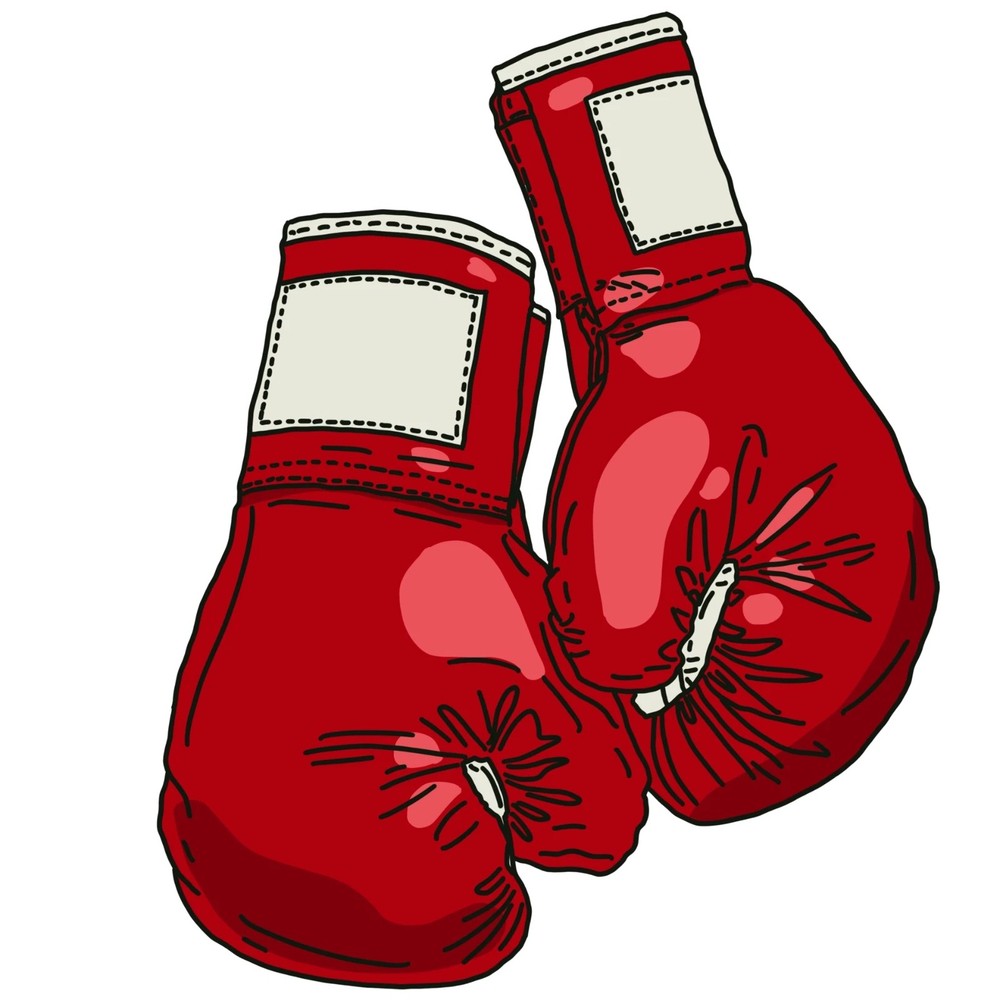 Boxing Gloves Sticker Decal XV
