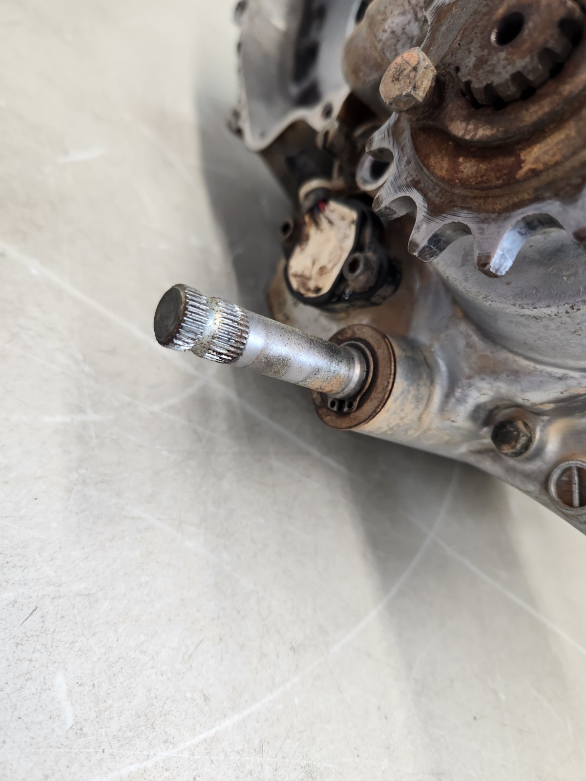 03-08 LTZ400 ltz KFX DVX 400 engine motor bottom end crank case transmission