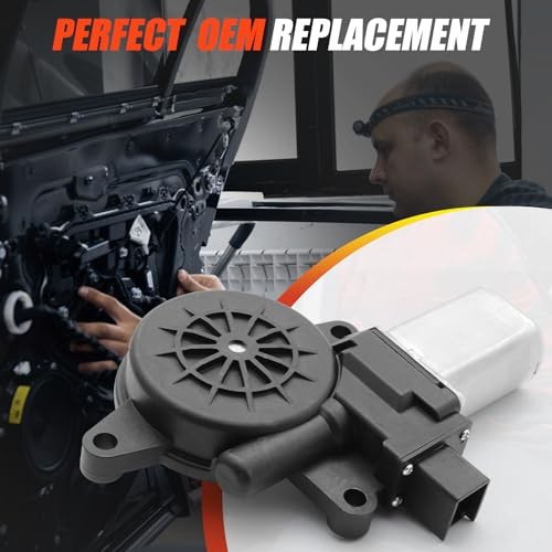 Power Window Lift Motor Compatible with Mazda 2 (2011-2014), Front driver Side