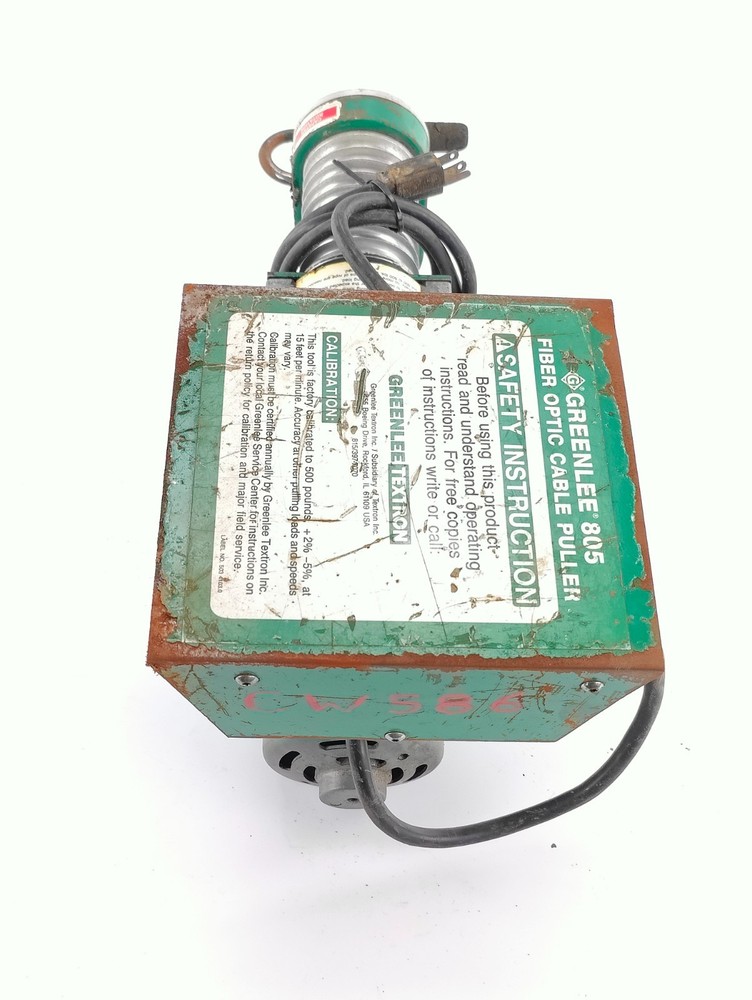 Greenlee 805 Fiber Optic Cable Puller - USED