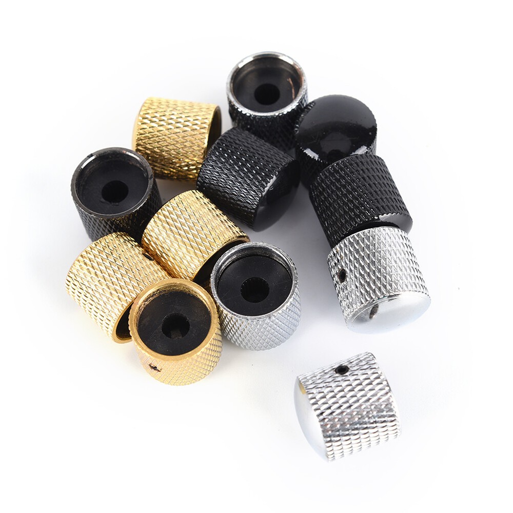 4PCS Dome Knob Volume Tone Control Knobs with Inner Hexagon Spanner Guitar Bass