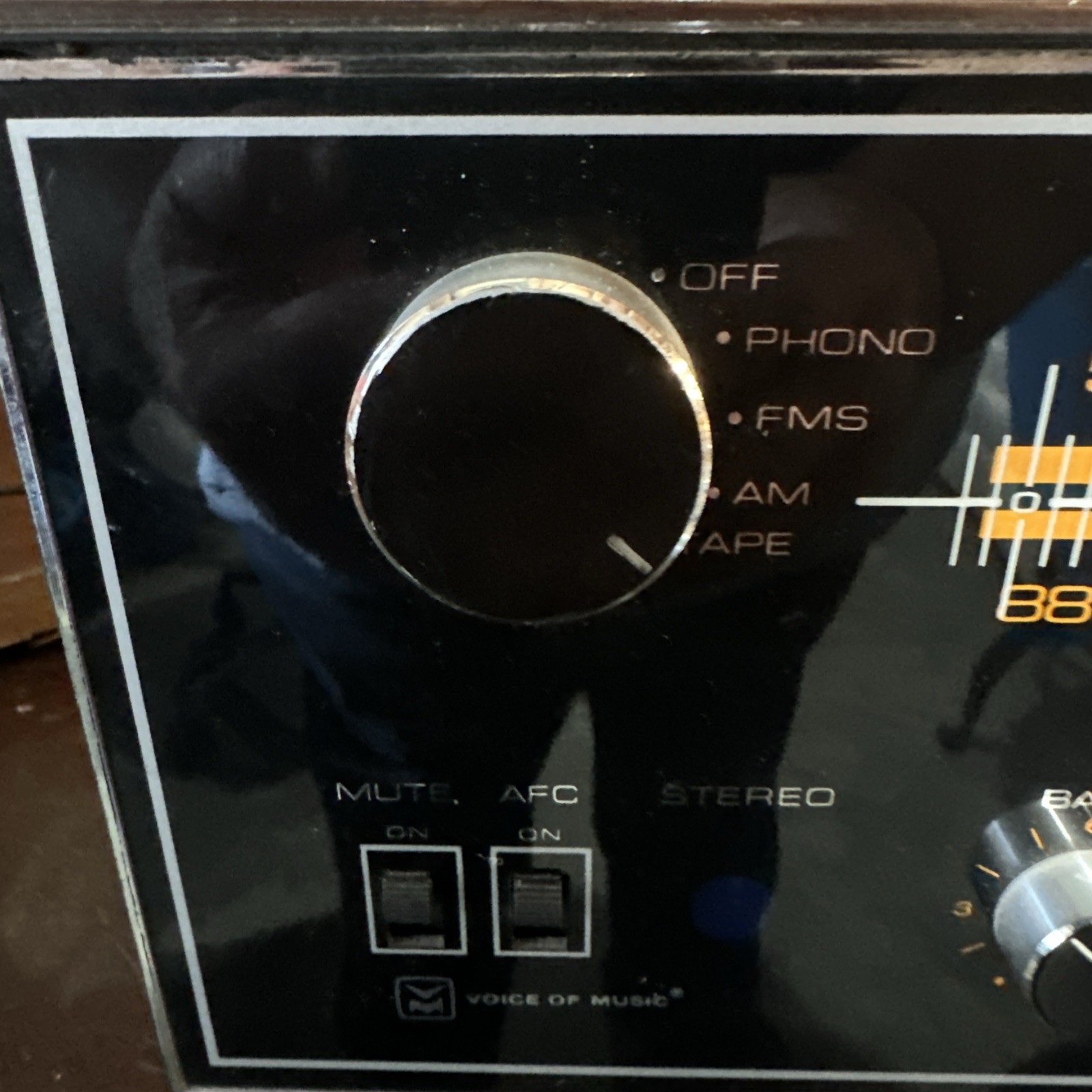 Vintage Working Voice of Music Tuner Amplifier 65 Watt, Mod # 1535-1